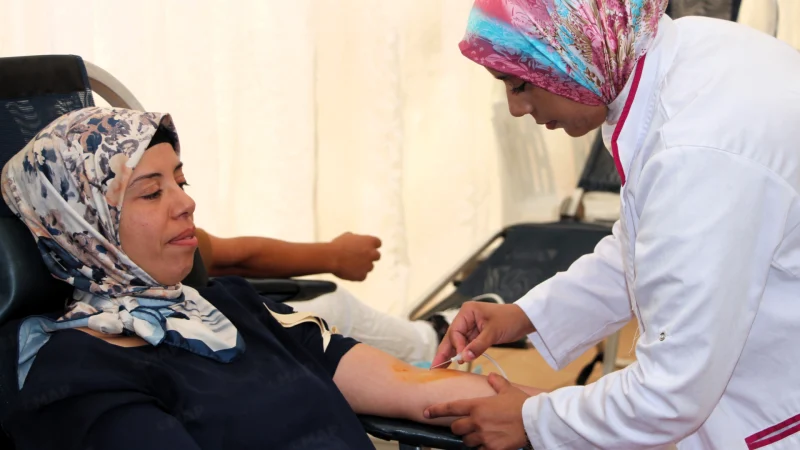 وجدة.. حملة للتبرع بالدم لتعزيز المخزون الجهوي