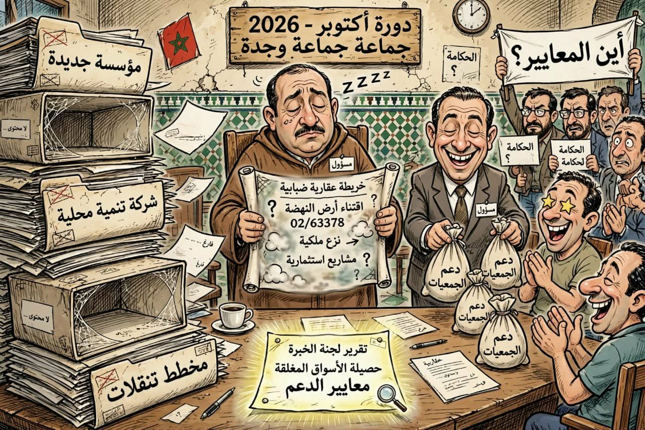 دورة أكتوبر 2026 لجماعة وجدة بين طموح المشاريع المهيكلة وضبابية التدبير